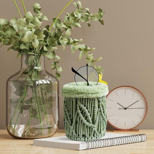 HOSROOME Glasses Holder for Nightstand Boho Decor Eyeglass Holder Stand for Office Desk Organizer thumbnail 5