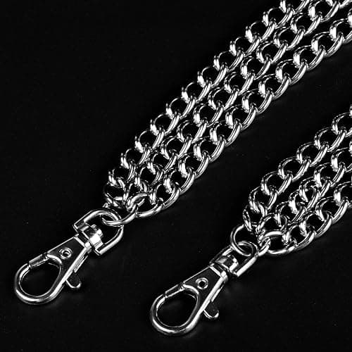 Wisdompro Pants Chain, Heavy Duty Belt Loop Chain Hip Hop Punk Trousers Jeans Chains with Lobster Clasps for Men and Women thumbnail 3