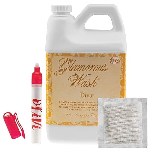 Tyler DIVA Glamorous Wash Laundry Detergent- 1/2 Gallon - With Olivi Stain Remover Pen - Fresh Scented Sachet - Laundry Detergent - For Washing Clothes, Linen, Lingerie, Expensive Fabric, Sheets thumbnail 7