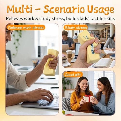 Butter Stick Slow Rising Squishy Toy, 2026 New Soft Realistic Butter Squeeze Ball, Slow Rebound Stress Relief Fidget Toys (1 Pcs) thumbnail 5