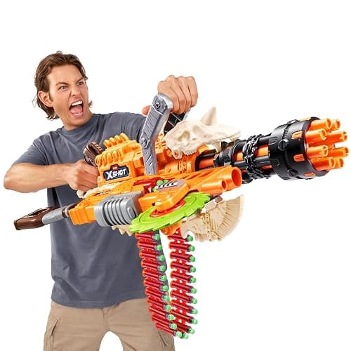XSHOT Insanity HorrorFire Dread Hammer by Zuru with 48 Darts, Air Pocket Technology Darts and Dart Storage, Outdoor Toy for Boys and Girls, Teens and Adults thumbnail 6