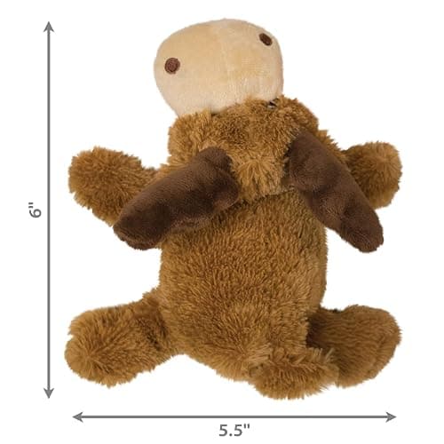 KONG Cozie Marvin Moose - Cute Dog Plush Toy for Indoor Play - Soft Chew Toy & Snuggle Buddy - with Squeaker, Durable Design & Minimal Stuffing - for Small/Medium Dogs thumbnail 2