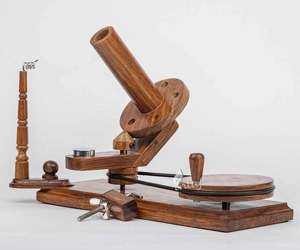 INTAJ Rosewood Yarn Winder - Large Capacity 16 oz Wooden Winder for Knitting & Crocheting - Handcrafted Heavy Duty Natural Rosewood Ball Winder - Table Top Wood Yarn Swift and Ball Winder thumbnail 3