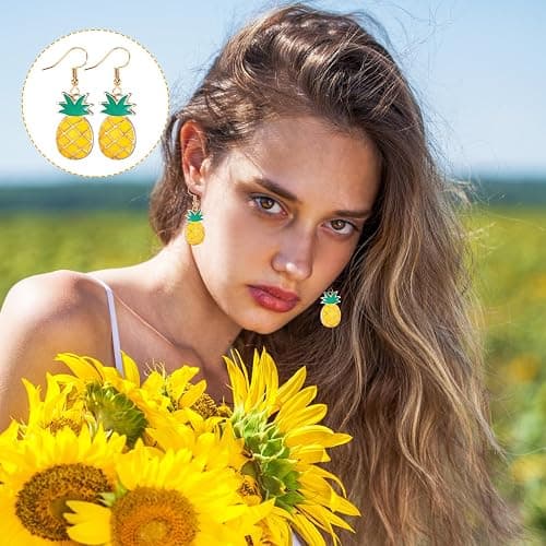 Riceshoot 72 Pairs Holiday Earrings Variety Pack St. Patrick's Easter Summer Gifts Holiday Earring Bulk for Women Teacher Party Favors thumbnail 5