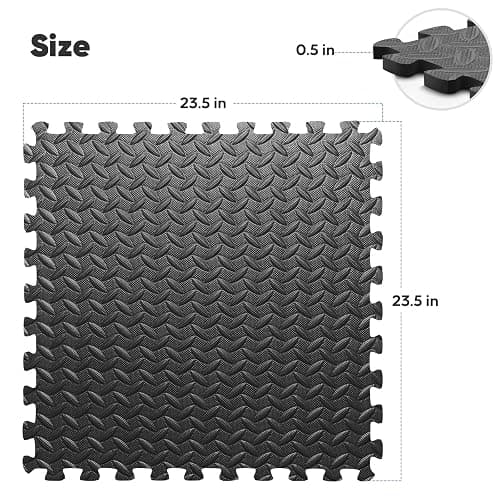 Black gym mat thumbnail 2