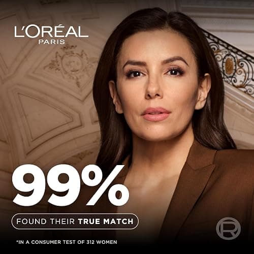 L'Oreal Paris True Match Super-Blendable Foundation, Medium Coverage Liquid Foundation Makeup, N3, Light Medium, 1 Fl Oz thumbnail 8