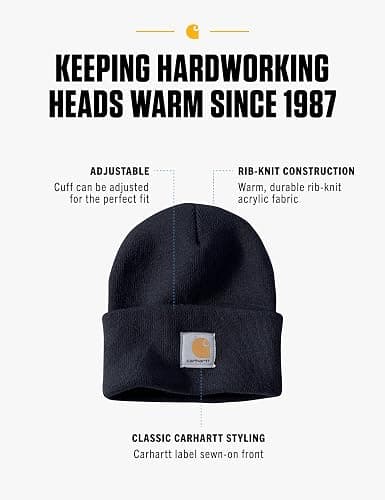 Carhartt Men's Iconic A18 Watch Cap Beanie thumbnail 2