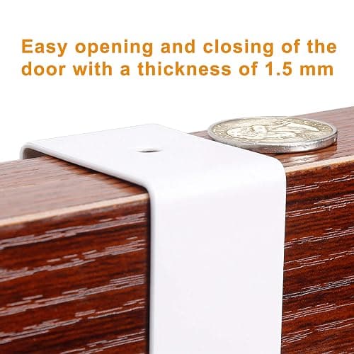 SKOLOO Over The Door Hook, Door Hanger Hooks for Hanging Clothes, Towels, Coats, Hats, Over The Door Towel Hook - White, Assembly Required thumbnail 5