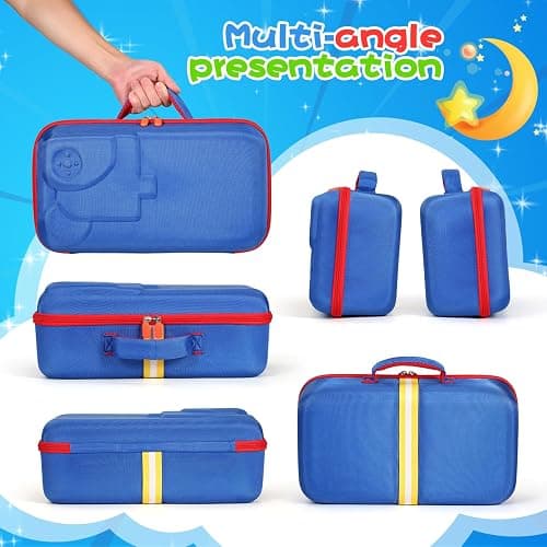Hard Carrying Case Fits for Little Tikes Story Dream Machine Books Starter Set, Large Protective Travel Container Case for Storytime Audio Play Real for Littles Character Collection, Blue (Box Only) thumbnail 7