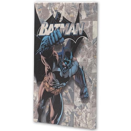 Open Road Brands DC Comics Batman Collage Gallery Wrapped Canvas Wall Decor - Batman Wall Art for Man Cave or Movie Room thumbnail 4