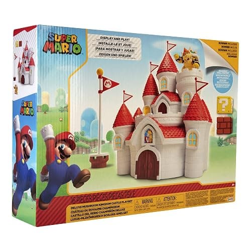 Super Mario Mushroom Kingdom Castle Playset with Exclusive 2.5” Bowser Figure thumbnail 8