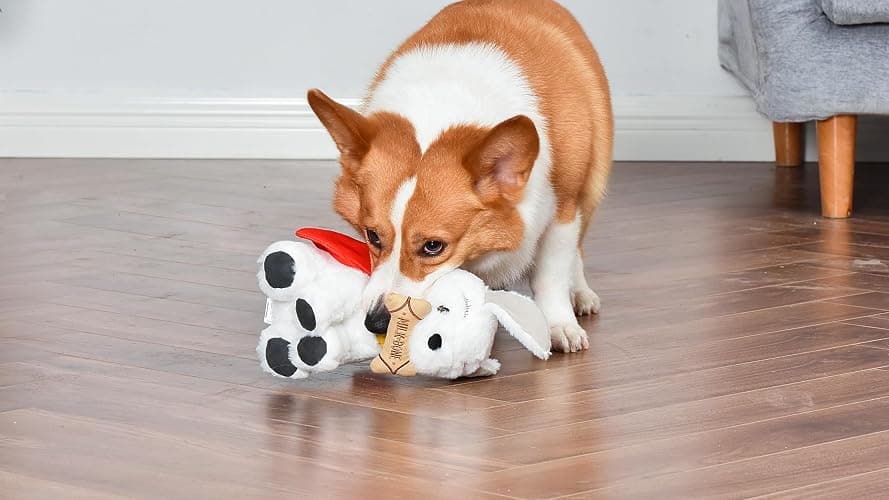 DC Comics Superman Krypto The Superdog Plush Dog Toy – Soft Squeaky Dog Toy with Crinkle Sounds, Cape & Milk-Bone Treat Design, 7.5 Inch thumbnail 6