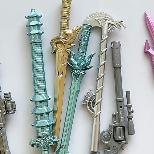 sencoo 24 pack Gel Pens Black Ink Sword Creative Stationery Pens Students Prize Children Gift Christmas Birthday School Boy Present thumbnail 8