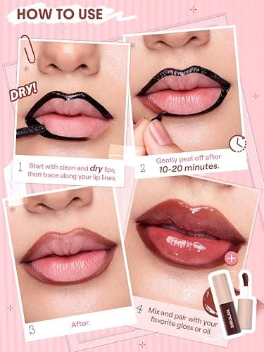 SHEGLAM Fall In Line Peel Off Lip Liner Stain-Mauvelous thumbnail 5