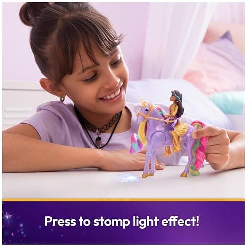 Unicorn Academy, Sophia & Light Magic Wildstar with Rainbow Light-up Effects, Dolls & Unicorn Toys for Girls, Gifts & Stocking Stuffers for Ages 4 and up thumbnail 4