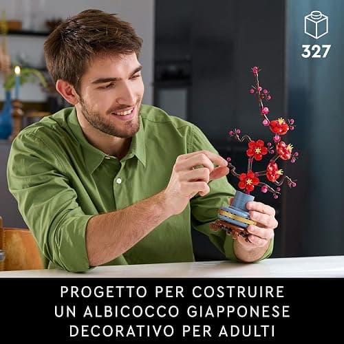 LEGO Botanicals Albicocco Giapponese - Fiore Finto Artificiale da Costruire per Adulti, Decorazione Floreale per Casa dalla Collezione Botanica, Idea Regalo per Donna o Uomo - 10369 thumbnail 4