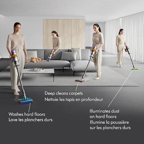 Dyson V15s Detect Submarine​ Wet Dry Vacuum, Yellow/Nickel thumbnail 2