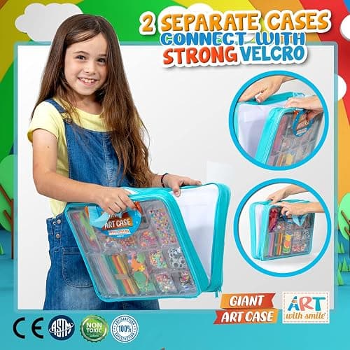 Arts and Crafts Supplies for Kid - 1600+Pcs Craft Kits for Kids - DIY School Craft Project for Kids Age 4 5 6 7 8-12 Christmas Gifts for Girls and Boys Crafts for Girls Ages 8-12 Arts Activities thumbnail 5