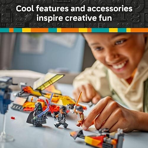 LEGO Star Wars: Rebuild The Galaxy The Force Burner Snowspeeder Building Toy - 2 in 1 Pretend Play Set W/ 3 Minifigures for Kids, Ages 7+ - Collectible Room Decor & Gift Idea for Boys & Girls - 75414 thumbnail 4