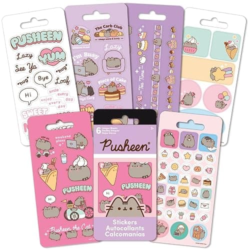 Pusheen Mini Sticker Slim Flip Pad - 6 Page - Image 1