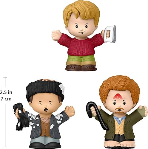 Little People Collector Home Alone Special Edition Set for Movie Fans, 3 Character Figures in a Display Package thumbnail 3