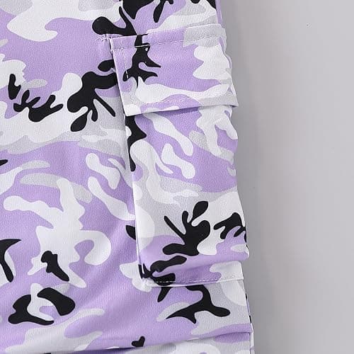 Vitalique Girls Clothes Little Girl Outfits Letter Print Hooded Sweatshirt Cargo Pants 2PCS Girls Clothing thumbnail 7