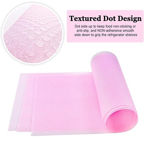 12Pcs Refrigerator Liners Washable Fridge Shelf Liners Refrigerator Mats for Freezer Glass Shelves Kitchen Cabinets Cupboards Drawers (17.7" x 11.4") thumbnail 4