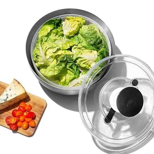 OXO Steel Salad Spinner thumbnail 8