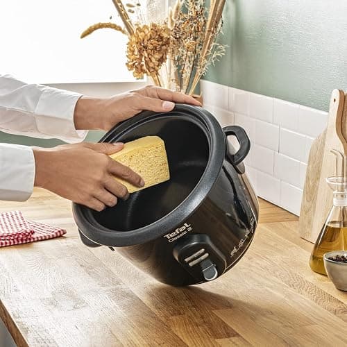 Tefal Classic 2 Cuiseur à riz automatique, Capacité 3 L, 900 g de riz, Cuiseur vapeur, Cuve antiadhésive, Maintien au chaud, Cuisson sans surveillance RK102811 thumbnail 7