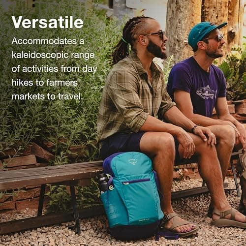 Osprey Daylite Plus Commuter Backpack - Lightweight, Everyday Pack with Laptop Sleeve and Water Bottle Pockets - Ideal for Work, School, and Travel with Storage, Smoky Desert Print/Magma Brown thumbnail 4
