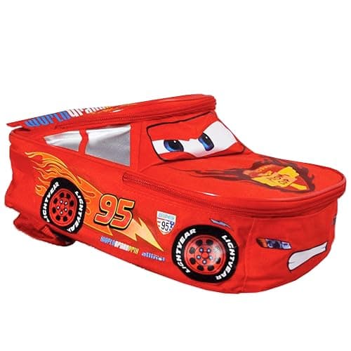 Disney Little Boys' Cars 12 Inch Backpack - One Size - Red thumbnail 3
