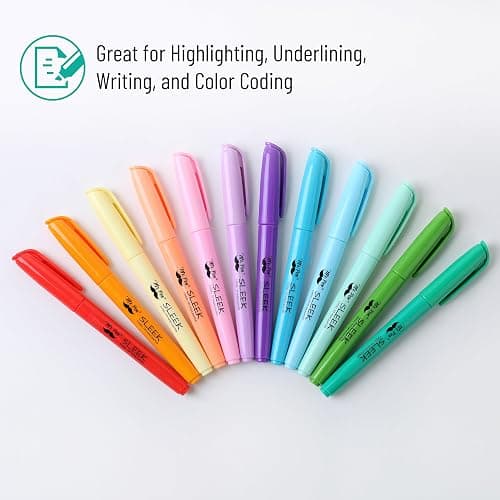 Mr. Pen- Highlighters, 12 Pack, Assorted Colors, Chisel Tip, Quick-Dry | Smear-Resistant, Odorless Highlighters for School, Office & Journaling thumbnail 4