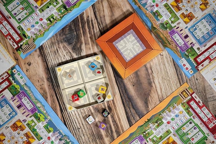 Asmodee - 7 Wonders Dice - Repos Production - Jeu de société Roll & Write - Stratégique et Rapide - 2 à 7 Joueurs - dès 10 Ans - 25 Min - en français thumbnail 7
