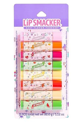 Lip Smacker Holiday Original & Best - 8 Moisturizing Lip Balms, Fun Assortment, Hydrating & Protecting - Vegan thumbnail 2