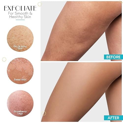 Eco-Lux Essentials - Guante exfoliante para el cuerpo profundo Limpiador de piel Eliminador de piel muerta para baño Ducha Cuidado de la piel Piel suave Eliminador de bronceado falso Mujeres y hombres thumbnail 6