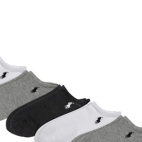 POLO RALPH LAUREN Women's Classic Sport Flat Knit Low-Cut Socks (6-Pack) thumbnail 2