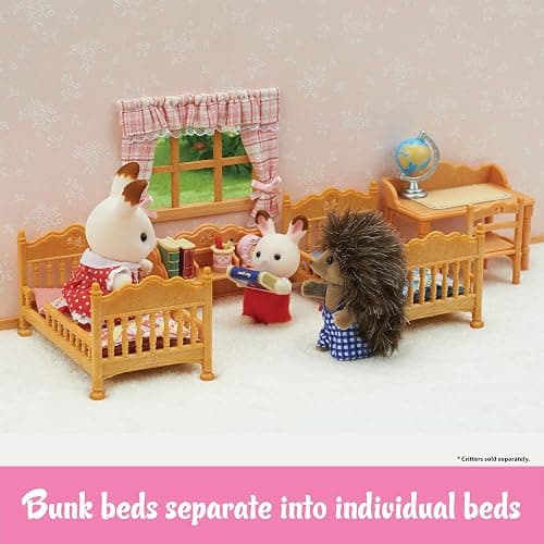 Calico Critters Children's Bedroom Set, Paper, Multicolor thumbnail 5