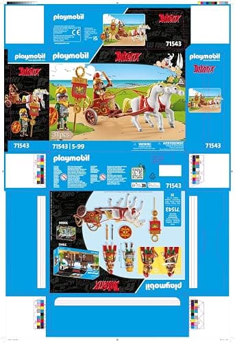 Playmobil collection Asterix and Obelix, the Roman Chariot (71543) thumbnail 9