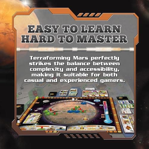 Terraforming Mars Board Game-Award Winning Strategic Space Adventure Game for Family Game Night, Competitive Play&High Replay Value-Adults, Cardboard,Teens&lovers of Board Games by Stronghold Games  - Terraforming Mars (Full Game) thumbnail 3