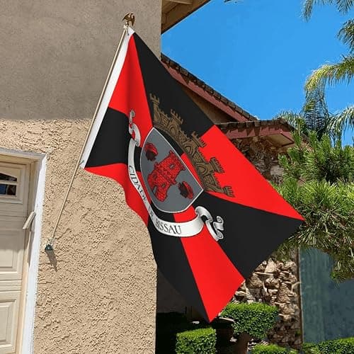 Double-Sided Bandeira Bissau Flag 3x5 Ft Outdoor Decorative Banner 2 Brass Grommets Flags Durable Polyester Home Decor thumbnail 2