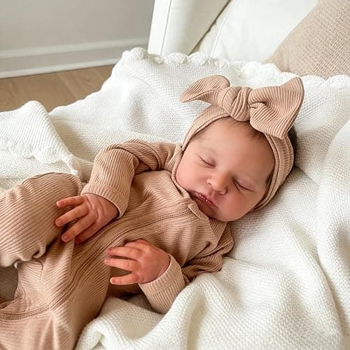 Zero Pam Realisitc Reborn Baby Dolls 19 Inches Silicone Baby Doll with Soft Cloth Body, Lifelike Babys Doll Girl,Real Life Reborn Dolls That Look Real Newborn Babies with Accessories thumbnail 6