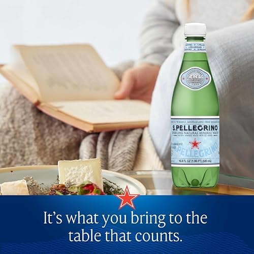 S.Pellegrino Sparkling Natural Mineral Water, Plastic Bottles, 16.9 Fl Oz (Pack of 12) thumbnail 6