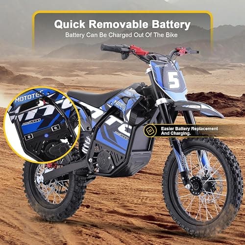 MotoTec 60v Pro Electric Dirt Bike 2000w Lithium thumbnail 7