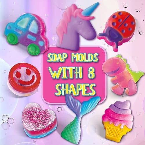 Kid Soap Kit, FunKidz Soap Making Kit for Kids for All Ages DIY Crafts Kits STEM Science Activity Gift for Girls and Boys thumbnail 2