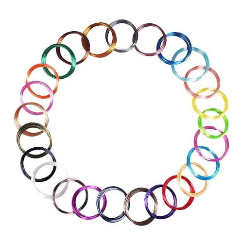 25 Colors Silk Shiny PLA Filament Sample Pack, Each Color 4 Meter Length, Total 100m 3D Printer 3D Pen Material Refill, with Extra 2 Finger Caps by MIKA3D thumbnail 2