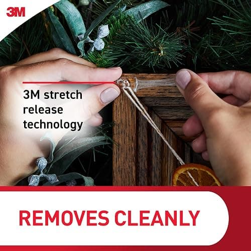 Command Indoor Mini Light Clips, Damage Free Hanging Christmas Light Clips, Mini Wall Clips for Hanging Indoor Christmas Decorations, Lights and Cables, 45 Clear Clips and 54 Command Strips thumbnail 9
