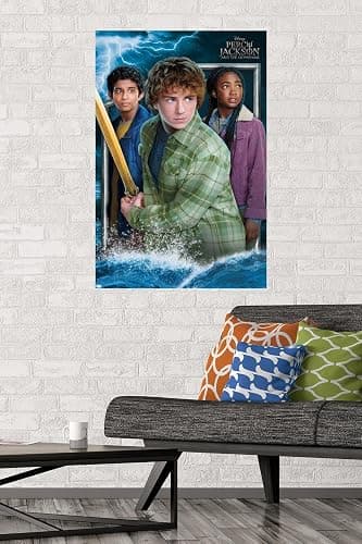 Disney Percy Jackson and The Olympians - Trio Wall Poster, 22.37" x 34.00", Poster & Mount Bundle thumbnail 2