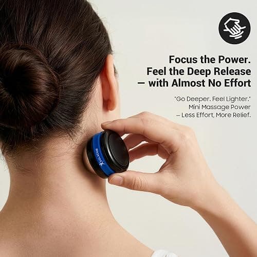Solacium CryoSphere Mini - Stainless Steel Cold Massage Roller Ball - Handheld Massage Tool for Sore Muscles, Shoulders, Arms, Neck, Back, and Feet thumbnail 2
