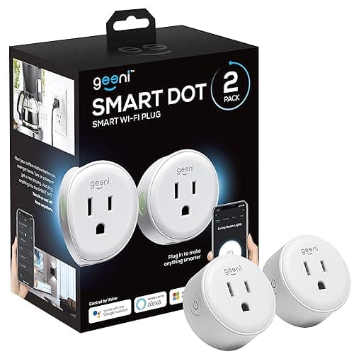 Geeni Dot Smart Wi-Fi Outlet - 2 Pack