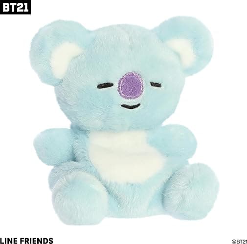 Aurora® Lovable BT21 Palm Pals™ KOYA Stuffed Animal - Collectible Fun - Delightful Cuteness - Blue 5 Inches thumbnail 3